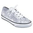 Kids' Converse&reg; One Star&reg; Glitter Oxfords - Silver