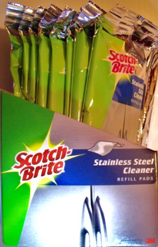 Scotch-Brite Stainless Steel Cleaner Replacement Pads 48 count