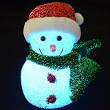 from Sparkles 6 EVA Christmas Decoration Red Snowman Light Up LED