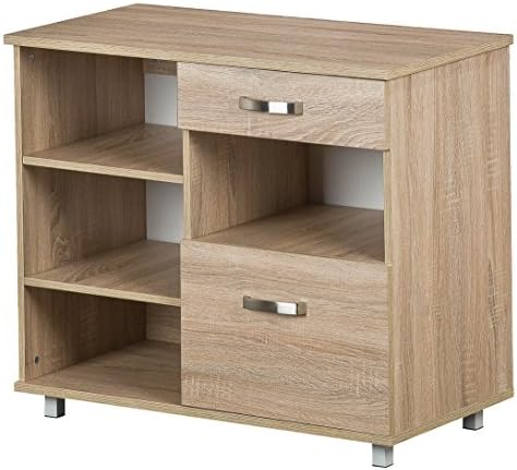 【2016 NEW HIT】Merax Standing File Storage Cabinet ,Office Organizer , Sonoma Oak