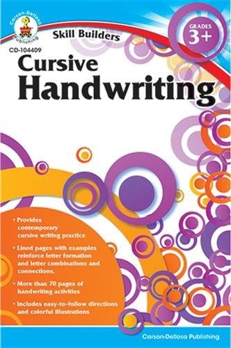 Skill Builders Cursive Handwriting By Carson Dellosa