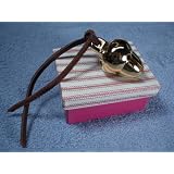 I Believe Real 24K Gold Plated Polar Acorn Sleigh Bell Express Direct From Elves with Elf Decorated Box