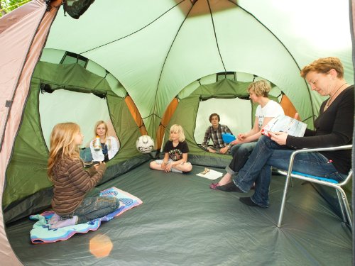 Skandika Daytona Deluxe XXL Tente de camping familiale 9 personnes 570 x 390 cm