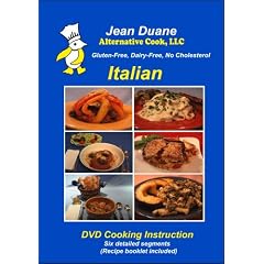 Italian / Gluten & Dairy-Free, Low Cholesterol Cooking Instruction on DVD