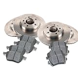1991-1992 Acura Legend Complete Front Rear Brake Pads & Brake Rotors OEM... by ProParts