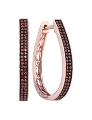 0.33CTW-DIA MICRO-PAVE HOOPS