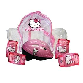 D'Arp�je - Hello Kitty - V�los Et Patinettes  - Rollers  - Sac Protections et casque Hello Kitty