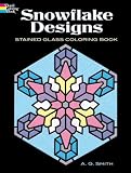 Snowflake Designs Stained Glass Coloring Book (Dover Coloring Book)