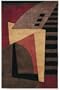 Nepal Area Rug, 8'x11', POMEGRANATE