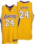 Kobe Bryant Authentic Jersey - Los Angeles Lakers Jerseys (Gold) 44