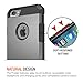iPhone 6S Case, Trianium [Protak Series] Premium Protective iPhone 6 Case Cover [Gunmetal Gray] Dual Layer + Shock-Absorbing Hard Bumper Cases for Apple iPhone 6 / iPhone 6S [Lifetime Warranty]