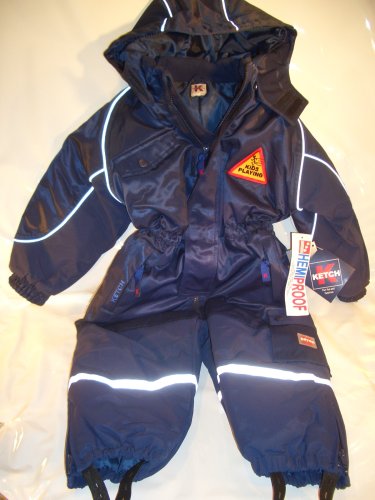 Skioverall Gr.110 MARINE wasserfest MD71-709A1
