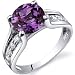 Solitaire Style 2.75 carats Alexandrite Ring in Sterling Silver Available in Sizes 5 thru 9