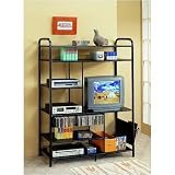 Review AtHomeMart  / Black Metal Entertainment Center
