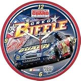 Greg Biffle NASCAR Driver Round Wall Clock
