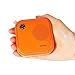 Outdoor Bluetooth Speakers, Ubetter Portable Mini Wireless Speaker, Powerful Sound with Enhanced Bass, Sport For Hiking, Biking, Camping (Orange)