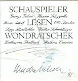 Schauspieler lesen Wondratschek