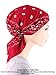 Paisley Bandana Scarf Pre Tied Cotton Chemo Hat Turban for Cancer Black