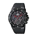CASIO Edifice EF-552PB-1A4VEF - Reloj de caballero de cuarzo, correa de resina color negro (con luz, cron�metro)