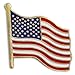 American Flag Lapel Pin BUY ONE GET ONE FREE