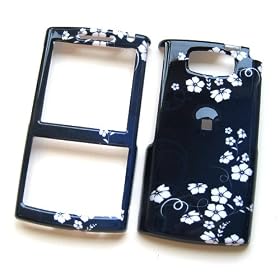 Samsung EPIX i907 Smartphone Snap On Protector Hard Case Image Cover Midnight Flowers