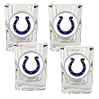 Indianapolis Colts 4pc 2oz Square Shot Glass Set NFL Football