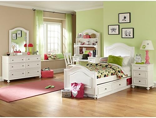 Madison Panel Bed - Natural White