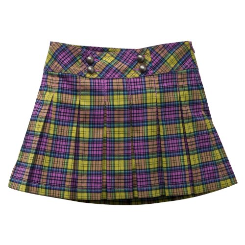Girls' Cherokee® Rich Plum Plaid Scooter Skirt