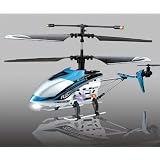 (BLUE) New For 2011 4 ch Indoor Infrared Remote Control Helicopter DRIFT KING with... by JDX