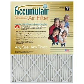 Buy 13x21-1 2x1 (Actual Size) Accumulair Gold Filter MERV 8 4-Pack now!