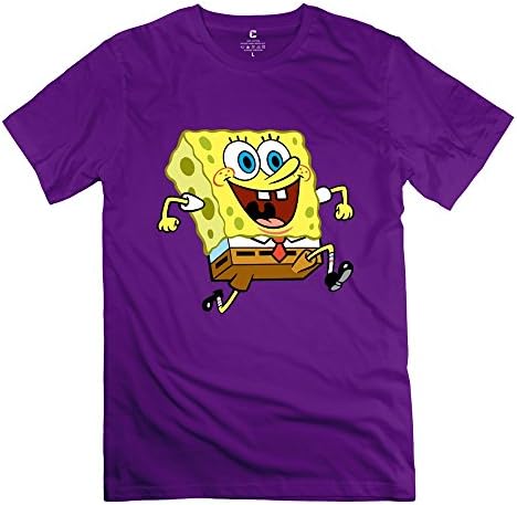 TTshirts Men's Tshirt SpongeBob Size M Purple