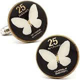 Hand Painted Authentic Filipino Coin Cufflinks