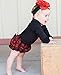 RuffleButts Infant / Toddler Girls Long Sleeve One Piece Under Bodysuit - Black - 6-12m