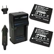 Wasabi Power Battery and Charger Kit for Panasonic Lumix DMW-BCF10, DMW-BCF10E, DMW-BCF10PP, CGA-S/106B, DMC-F2, DMC-F3, DMC-FH1, DMC-FH20, DMC-FH22, DMC-FH3, DMC-FT3, DMC-FT4, DMC-FX68, DMC-FX700, DMC-FX75, DMC-TS2, DMC-TS3, DMC-TS4