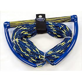 Rave Sports 02337 70' 3 - Section Wakeboard / Kneeboard Rope with EVA Swirl Grip - Elite