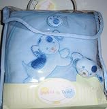 Dressed to Drool Blanket and Rattle in Vinyl Bag