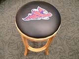 Iowa State Cyclones Oak Bar Stool