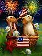 Yankee Doodle Pups 300pc Jigsaw Puzzle by Tom Wood