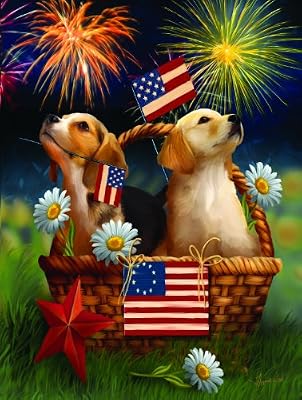 Yankee Doodle Pups 300pc Jigsaw Puzzle by Tom Wood