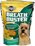 Pedigree Breathbuster Snack Food for Small Dogs, 17.6-Ounce Pouches (Pack of 8)