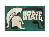 Michigan State Spartans Bleached Welcome Mat (Doormat) 18X30 Welcome Mat Bleached-Michigan St U -