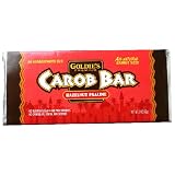 Goldies Premium Carob Bars, Hazelnut and Pralines, 3-Ounce Bars (Pack of 12)