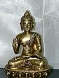 Blessing Buddha Buddhism Brass Buddha Statue 8" India