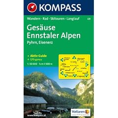 Ges�use, Ennstaler Alpen, Pyhrn, Eisenerz: Wandern, Rad, Skitouren, Langlauf. GPS-genau. 1:50.000