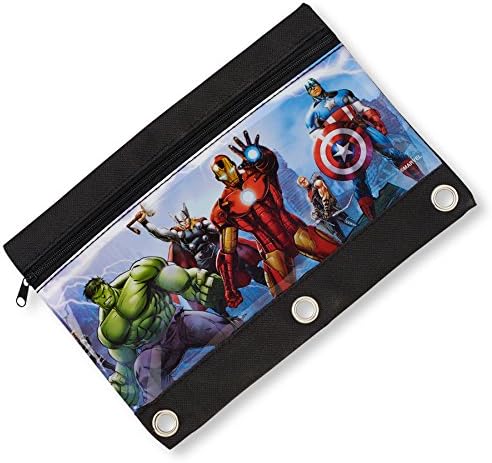 Marvel Avengers Pencil Set with Avengers Pencil Case and 4 Avengers Pencils