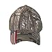 Realtree Xtra Unisex Camo and American Flag Baseball Hat