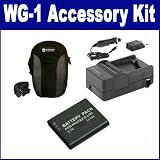 Pentax Optio WG-1 Digital Camera Accessory Kit includes: SDM-192 Charger, SDDLi92 Battery, SDC-22 Case