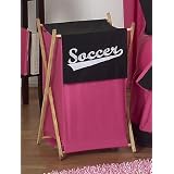 Baby and Kids Clothes Girls Soccer Laundry Hamper by JoJo Designs by JoJo Designs
