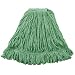 Wilen A02812, J W Atomic Loop Wet Mop, Medium, 1-1/4" Tape Band, Green (Case of 12)
