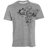 Da Bears Apparel: Reebok Da Bears Dark Gray Cross My Heart Premium T-shirt